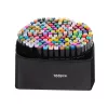 Double-sided alcohol felt-tip pens in a case 168 pcs