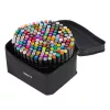 Double-sided alcohol felt-tip pens in a case 168 pcs