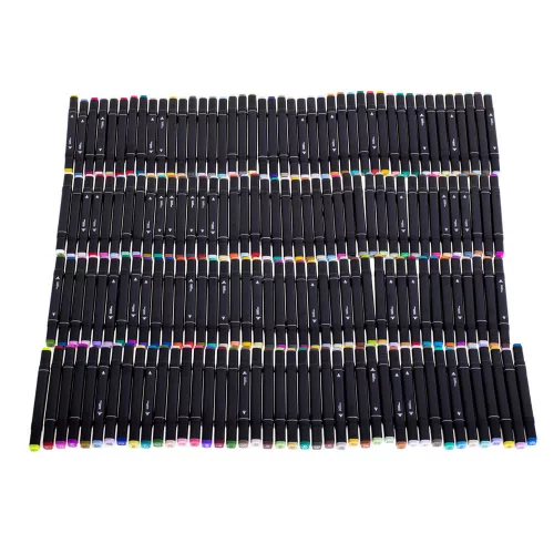 Double-sided alcohol felt-tip pens in a case 168 pcs