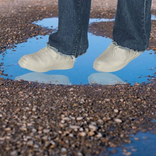 Waterproof boot covers M grey, size 35-38