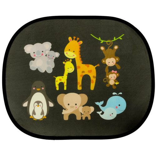 Static curtain sunshade car window cover monkey