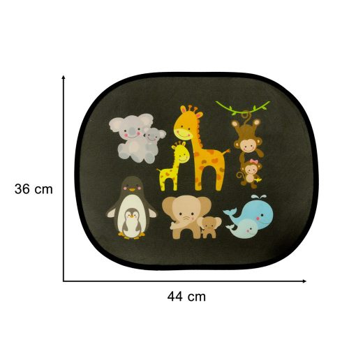 Static curtain sunshade car window cover monkey