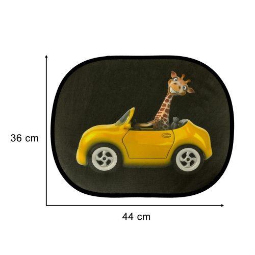 Static Sunshade Curtain Car Window Cover Giraffe