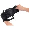 Military tactical gloves knuckle protection L black