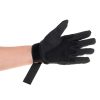 Military tactical gloves knuckle protection L black