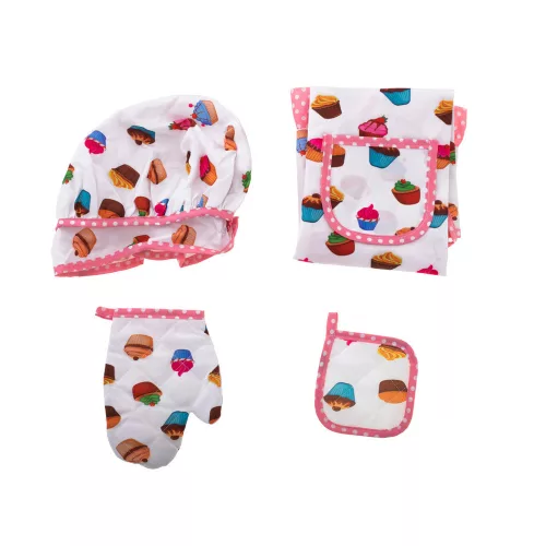 Kitchen set cooking apron + accessories