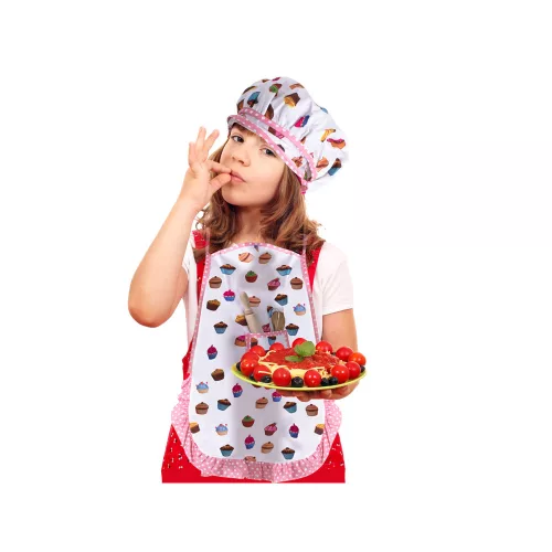 Kitchen set cooking apron + accessories