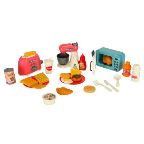 Kitchen helper set - Microwave, toaster, mixer  + accessories