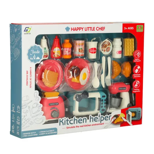 Kitchen helper set - Microwave, toaster, mixer  + accessories