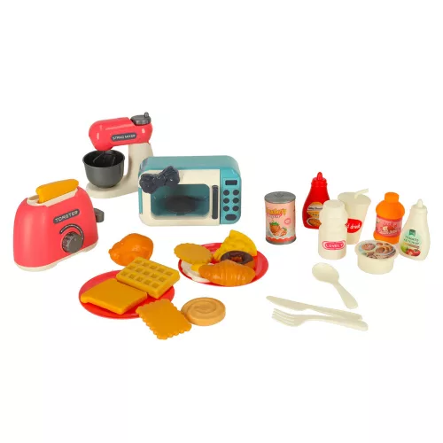 Kitchen helper set - Microwave, toaster, mixer  + accessories
