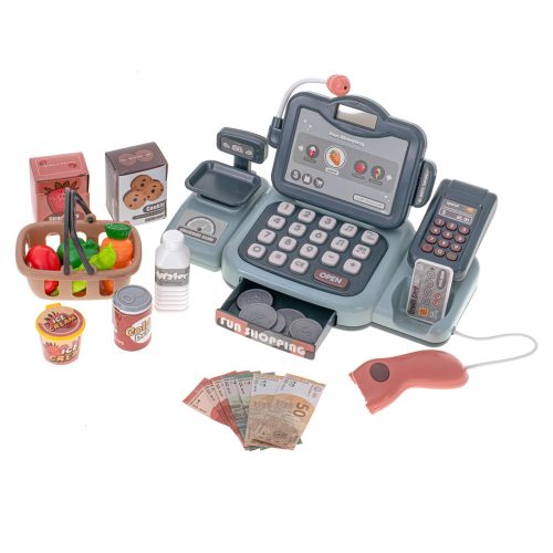 Cash register shopping cart terminal