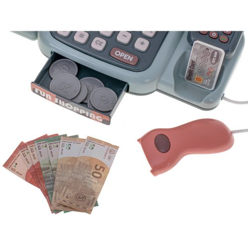 Cash register shopping cart terminal