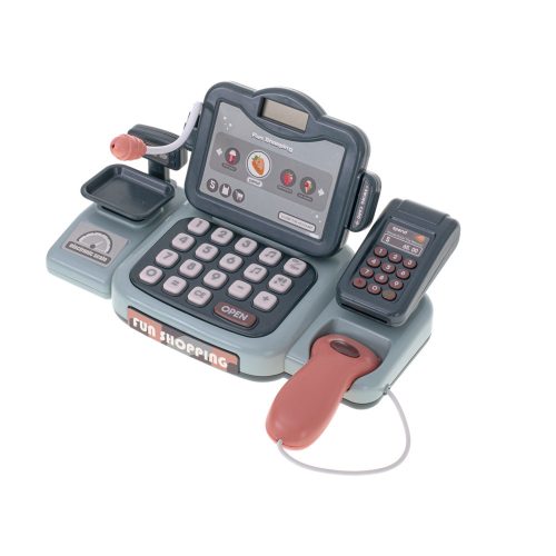 Cash register shopping cart terminal