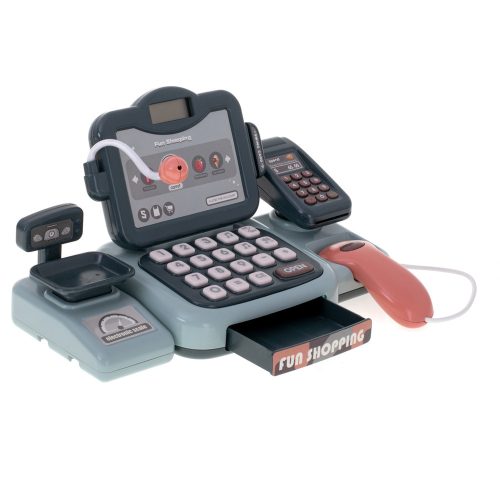 Cash register shopping cart terminal