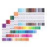 Colored felt-tip pens in a set of 100 pieces