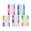 Colored felt-tip pens in a set of 100 pieces