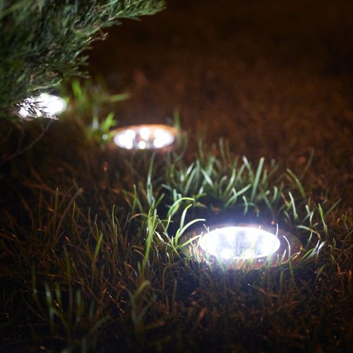 Solar garden LED ground invasion lamp 12pcs