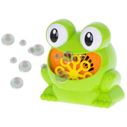 Soap bubble machine frog