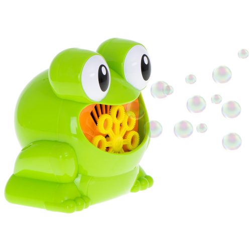 Soap bubble machine frog