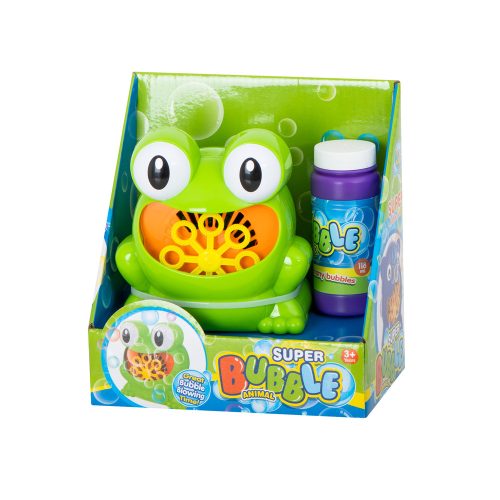 Soap bubble machine frog