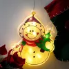 LED hanging lights Christmas decoration snowman