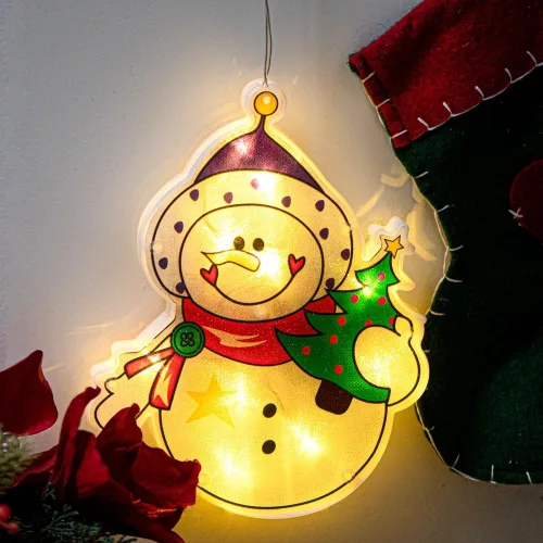 LED hanging lights Christmas decoration snowman