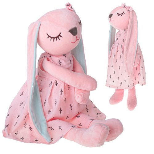 Plush rabbit mascot pink 52cm