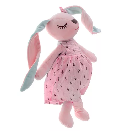 Plush rabbit mascot pink 52cm