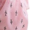 Plush rabbit mascot pink 52cm