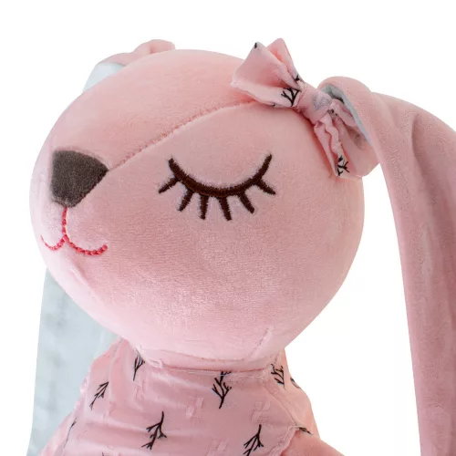 Plush rabbit mascot pink 52cm