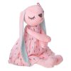 Plush rabbit mascot pink 52cm