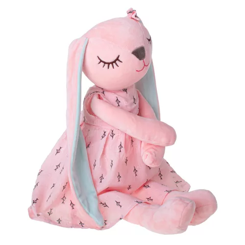 Plush rabbit mascot pink 52cm