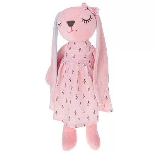 Plush rabbit mascot pink 52cm