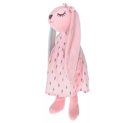 Plush rabbit mascot pink 52cm