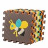 Foam puzzle mat for children 9 pcs. colorful animals 85cm x 85cm x 1cm