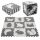 Foam play mat puzzle grey 85cm x 85cm 9 pcs