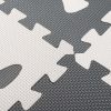 Foam play mat puzzle grey 85cm x 85cm 9 pcs