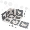 Foam play mat puzzle grey 85cm x 85cm 9 pcs