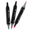 Double-sided alcohol felt-tip pens in a case 24 pcs + stand