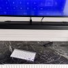 Ezüst színű vezeték nélküli billentyűzet okostévéhez