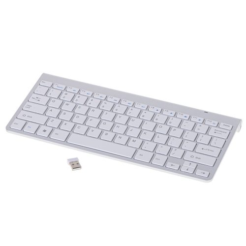 Smart TV wireless keyboard silver