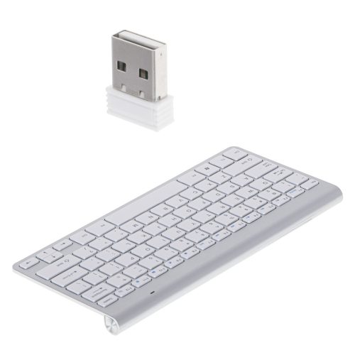 Smart TV wireless keyboard silver