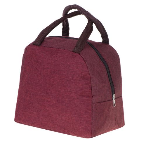 Insulated bag breakfast lunch red