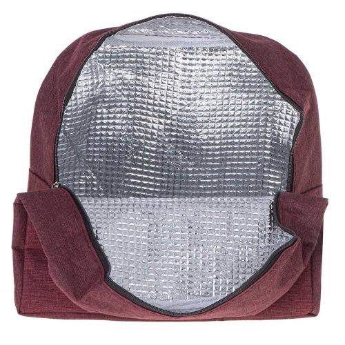 Insulated bag breakfast lunch red