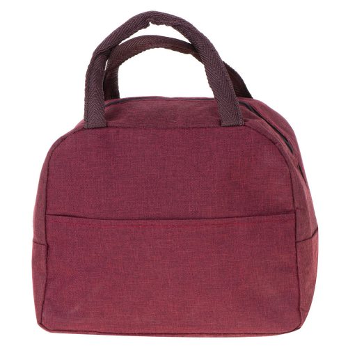 Insulated bag breakfast lunch red