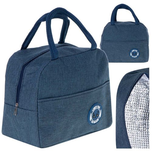 Insulated bag breakfast lunch blue