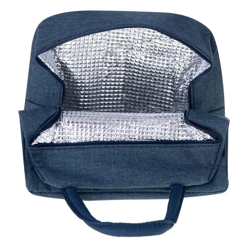 Insulated bag breakfast lunch blue