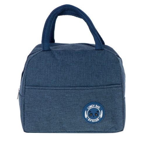 Insulated bag breakfast lunch blue