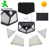 Napelemes mozgás- és alkonykapcsolós lámpa 100 LED