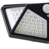 Napelemes mozgás- és alkonykapcsolós lámpa 100 LED